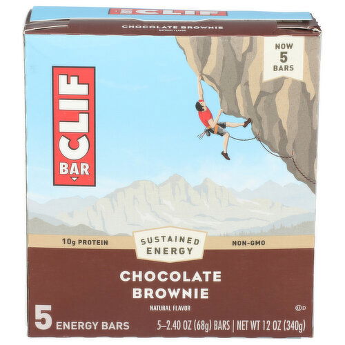 CLIF BAR 12z Choc Brownie 5pk 6 - 2.4 Ounce - 5 Count