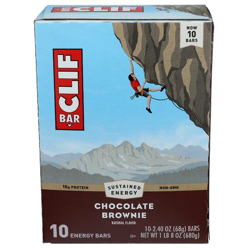 Clif Bar Chocolate Brownie Mp - 68 Gram - 10 Count