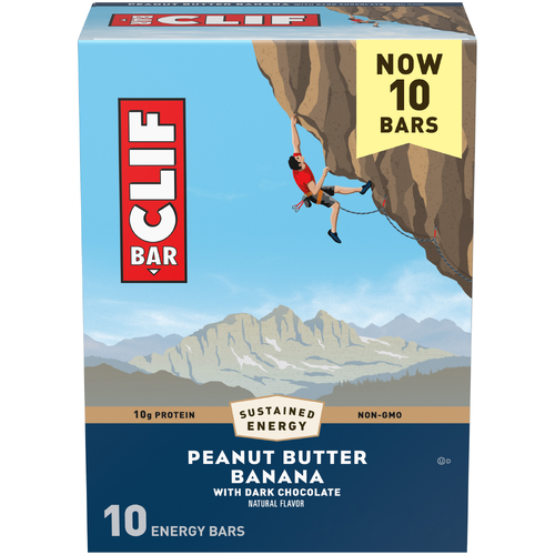 Clif Bar Peanut Butter Banana With Dark Chocolate Energy Bars - 24 Ounce
