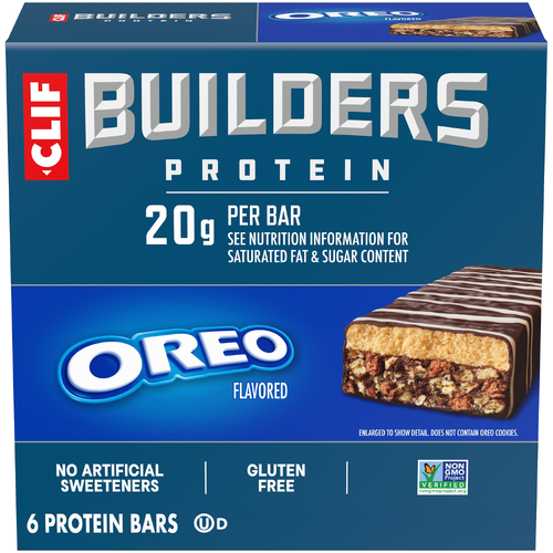 Builders Oreo-Flavored Plant Based Protein Bars Gluten Free - 14.4 Ounce