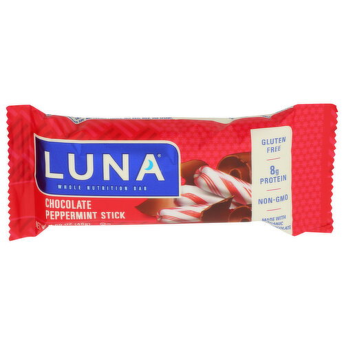 Luna Chocolate Peppermint Stick Bar - 1.69 Ounce Image 1 of 4