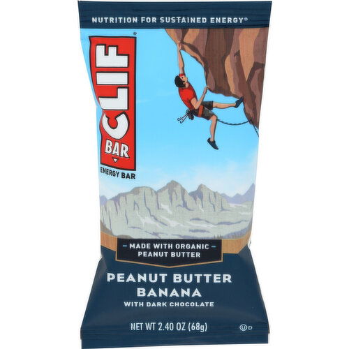 Clif Bar Peanut Butter Banana With Dark Chocolate - 2.4 Ounce