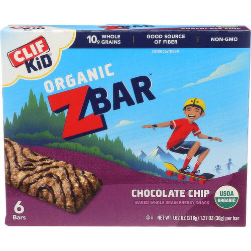 Clif Kid Bar Chocolate Chip - 1.27 Ounce - 6 Count