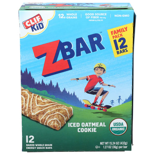 Clif Kid Iced Oatmeal Cookie - 1.27 Ounce - 12 Count