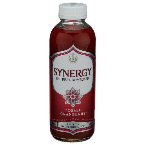 GT'S LIVING FOODS Cranberry Kombucha Cosmic Cranberry® - 16 Fluid Ounce