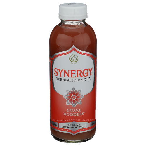 GT'S LIVING FOODS Guave Goddess Kombucha - 16 Fluid Ounce