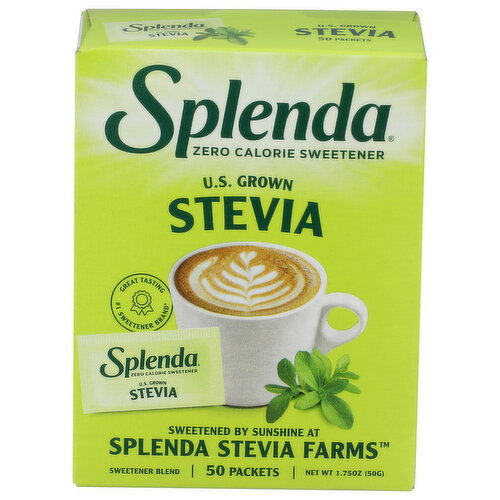 SPLENDA ® Stevia Sweetener Packets - 0.035 Ounce - 50 Count