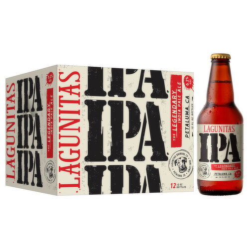 Lagunitas Brewing CO. A Well-Rounded, Highly Drinkable India Pale ALE - 12 Fluid Ounce