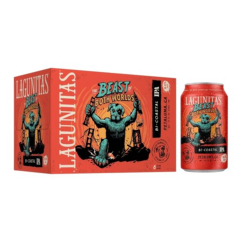 Lagunitas Brewing CO. The Beast Of Both Worlds Bi-Constal IPA - 12 Fluid Ounce