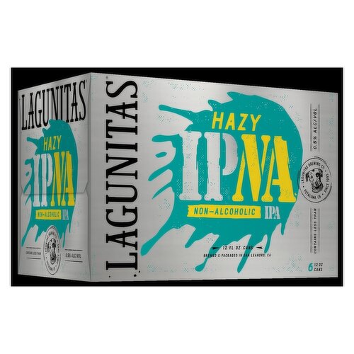 Lagunitas Brewing CO. Hazy Non-Alcoholic IPA - 12 Fluid Ounce