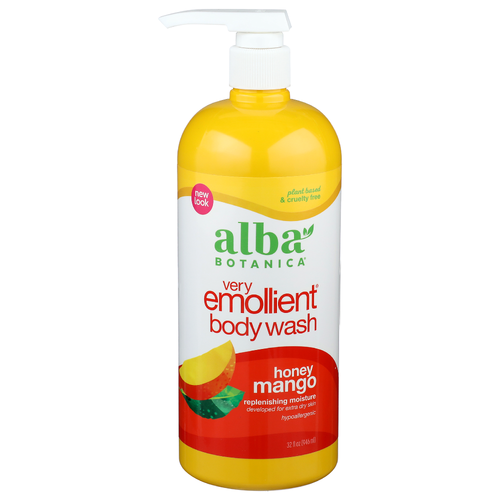 Alba Botanica Honey Mango Very Emollient Body Wash - 32 Fluid Ounce