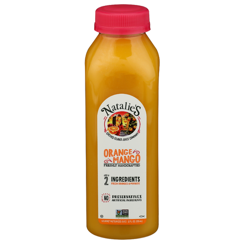 NATALIE'S ORCHID ISLAND JUICE COMPANY Orange And Mango Puree - 12 Fluid Ounce