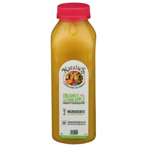 NATALIE'S ORCHID ISLAND JUICE COMPANY Orange Jucie And Pineapple Puree - 12 Fluid Ounce