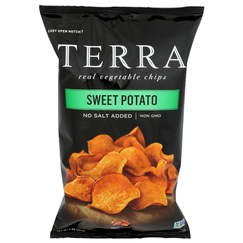 TERRA Sweet Potato No Salt Added Vegetable Chips - 5 Ounce