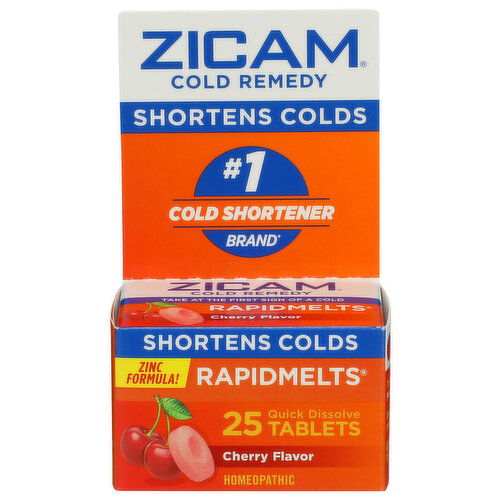 Zicam Cold Remedy Rapid Melts Cherry - 25 Count Image 1 of 2