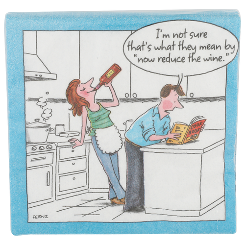 Design Design Reduce The Wine Beverage Napkins - 20 Count