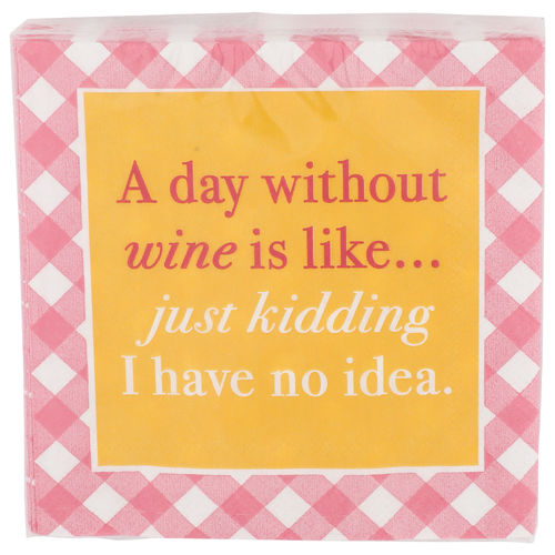 DESIGN DESIGNthout Wine Beverage Napkins - 20 Count