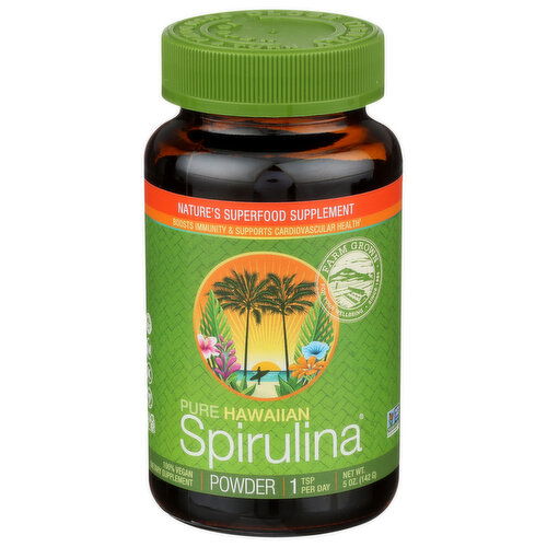 Nutrex Hawaii Hawaiian Spirulina Powder Microalgae - 5 Ounce