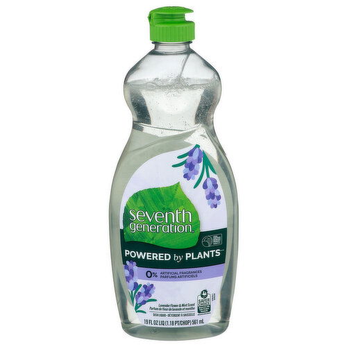 Seventh Generation Lavender Flower & Mint Scent Dish Liquid - 19 Fluid Ounce