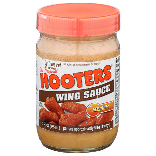 Hooters Medium Wing Sauce - 12 Fluid Ounce