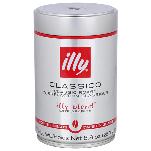 Illy Caffe Whole Bean Medium Roast Beans Coffee Classico - 8.8 Ounce