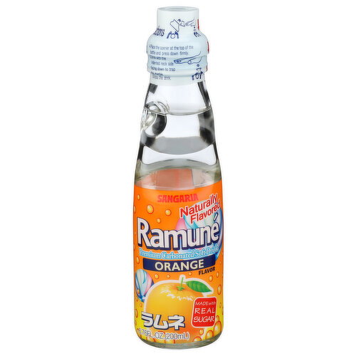 Sangaria Ramune Orange - 6.76 Fluid Ounce