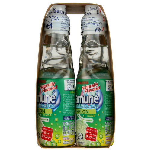 Sangaria Ramune Melon - 6.76 Fluid Ounce - 6 Count