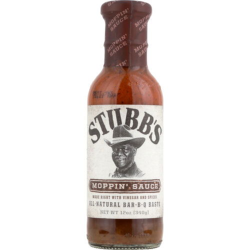 STUBBS All Natural Bar-B-Q Moppin' Sauce - 12 Ounce
