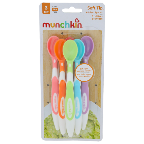 Munchkin Soft Tip Spoons - 6 Count