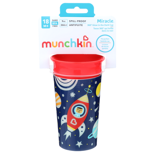Munchkin Miracle 360° Glow In The Dark Cup M+ - 9 Ounce