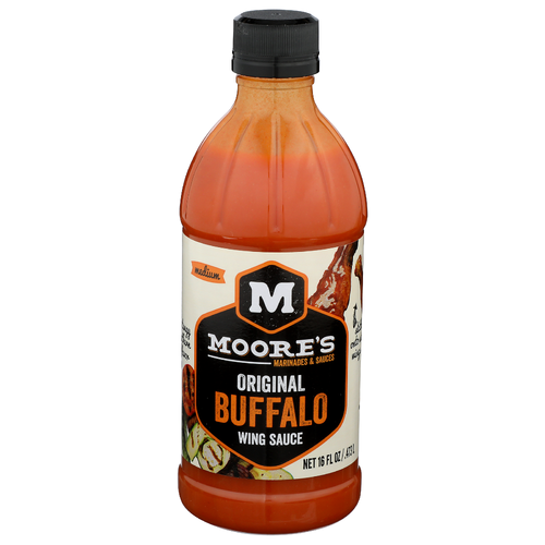 Moore's Medium Original Buffalo Wing Sauce - 16 Fluid Ounce