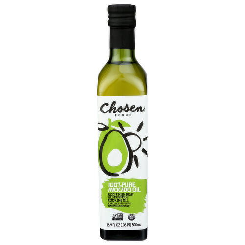 Chosen Foods Avocado 100% Pure All Purpose Cooking Oil - 16.9 Fluid Ounce