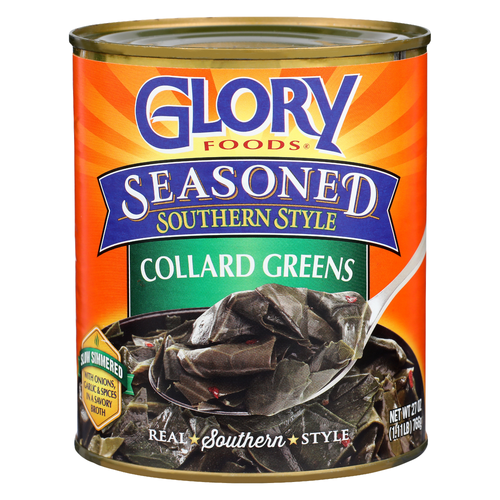 Glory Foods Seasoned Southern Style Collard Greens - 27 Ounce
