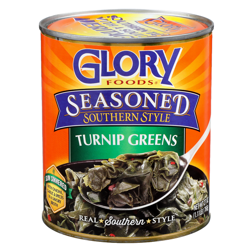 Glory Foods Seasoned Southern Style Turnip Greens - 27 Ounce