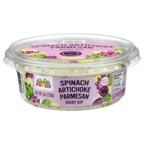 Good Foods Spinach Artichoke Dip - 8 Ounce