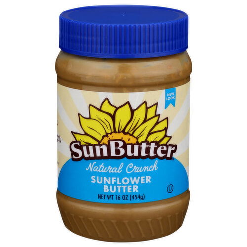 Sunbutter Natural Crunch Sunflower Butter - 16 Ounce