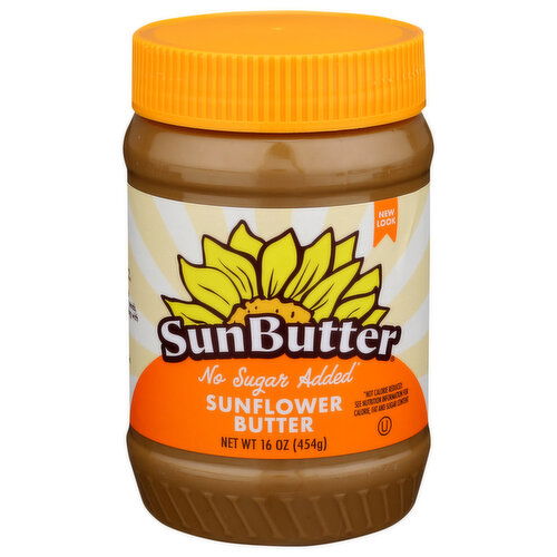 Sunbutter No Sugar Added Sunflower Butter - 16 Ounce