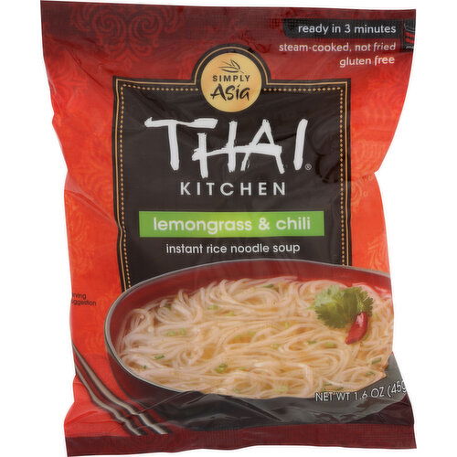 Thai Kitchen Rice Noodle Soup Lemongrass & Chili - 1.6 Ounce