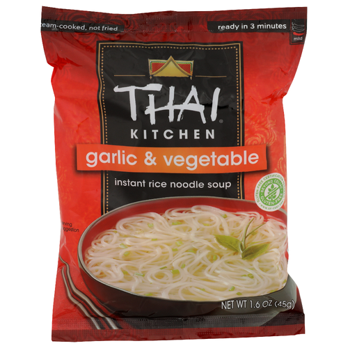 Thai Kitchen Garlic & Vegetable Instant Rice Noodle Soup - 1.6 Ounce
