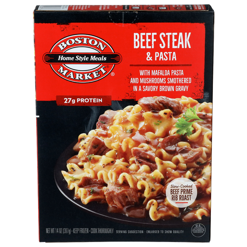 Boston Market Slow-Cooked Beef Steak & Pasta - 14 Ounce