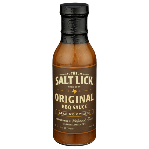 The Salt Lick Original BBQ Sauce Sauces - 12 Fluid Ounce