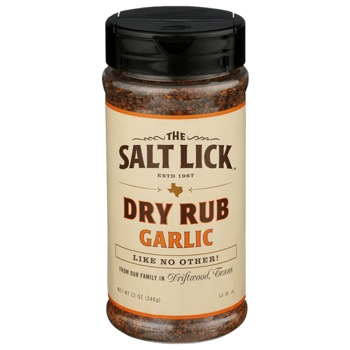 The Salt Lick Garlic Dry Rub Seasoning - 12 Ounce
