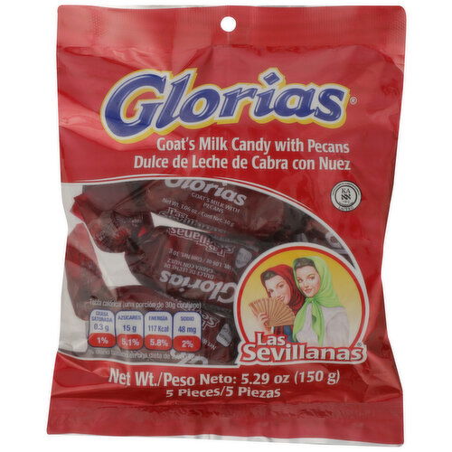 Las Sevillanas Candy Glorias W Pecan - 1.058 Ounce - 5 Count Image 1 of 2