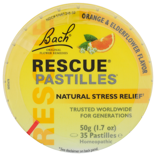 Bach Orange & Elderflower Flavor Rescue Pastilles - 0.049 Ounce - 35 Count