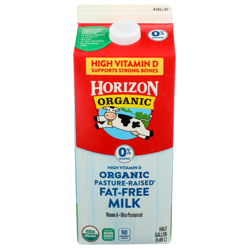 Horizon Fat-Free Milk - Half Gallon