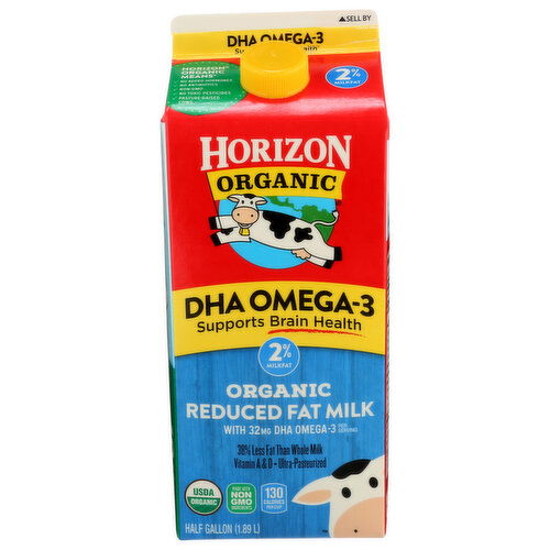 Horizon 2% Milk Organic Reduced Fat - Half Gallon