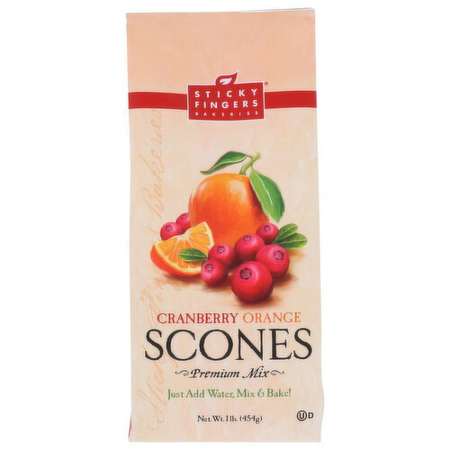 Sticky Fingers Cranberry Orange Scone Mix - 1 Pound
