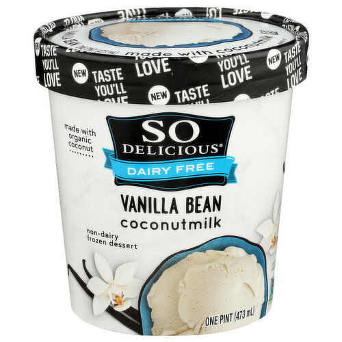So Delicious Frozen Coconutmilk Vanilla Bean - 1 Pint