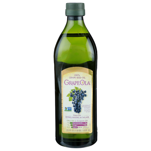 Grapeola 100% Grape Seed Oil - 33.8 Fluid Ounce