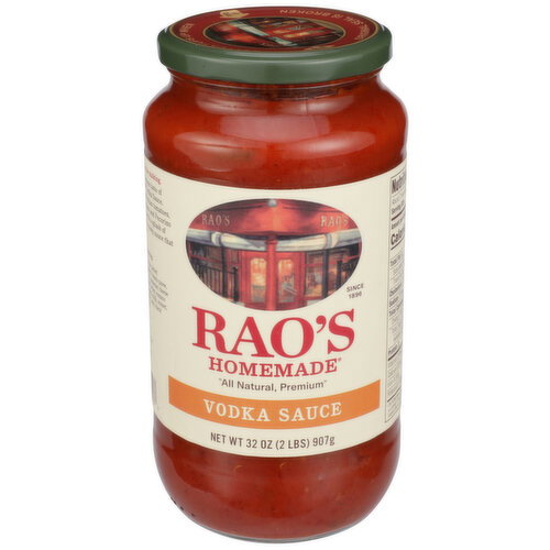 RAO's Homemade Pasta Sauce Vodka - 32 Ounce Image 1 of 2